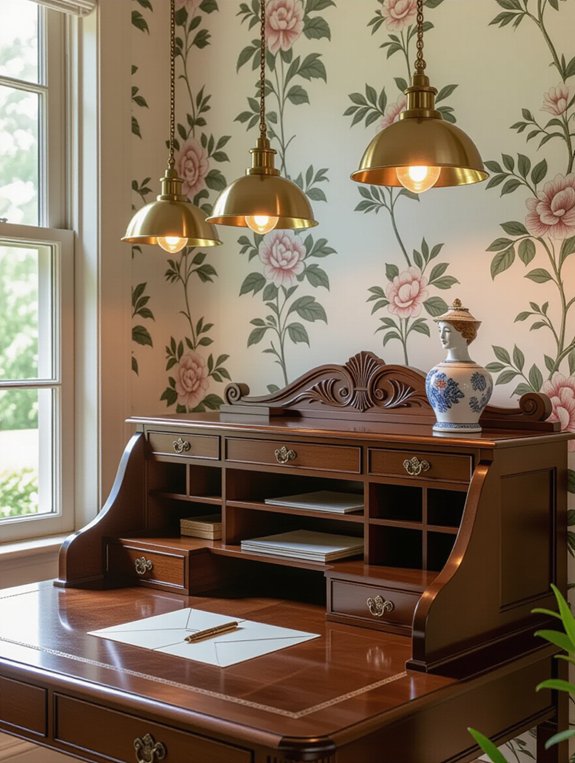 timeless vintage workspace design