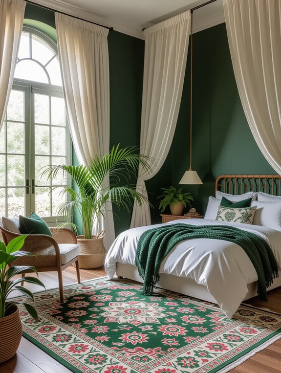 tranquil nature inspired bedroom retreat