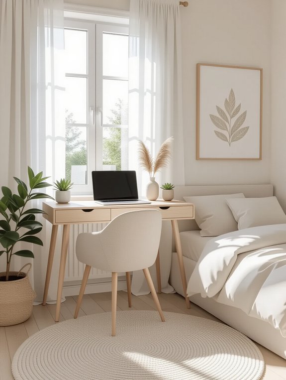 tranquil workspace for productivity