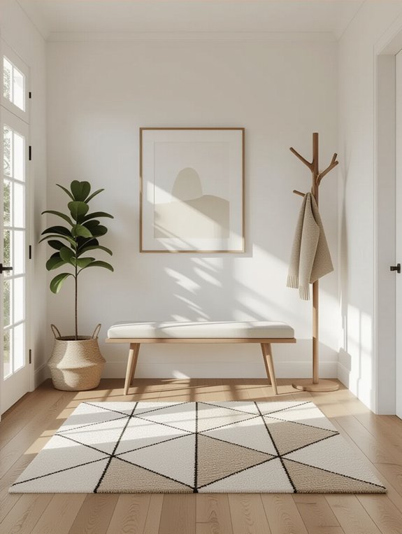 transform entryways with rugs