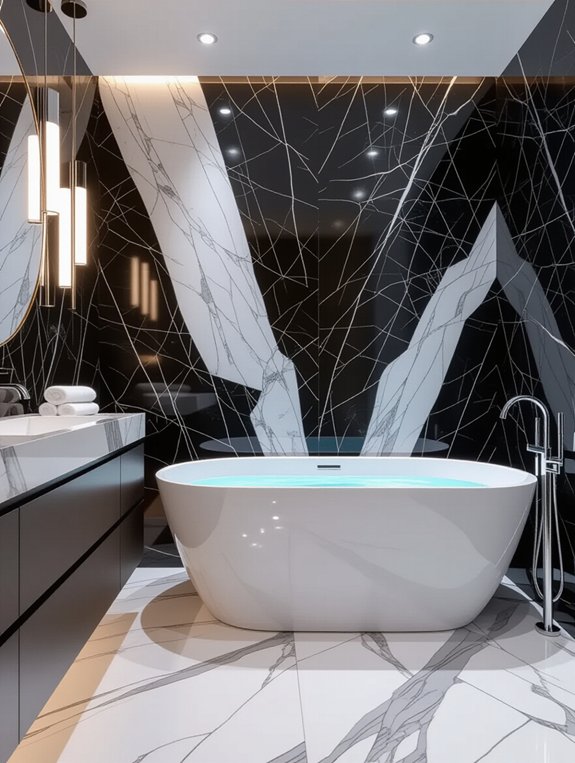 transformative marble backsplash ideas
