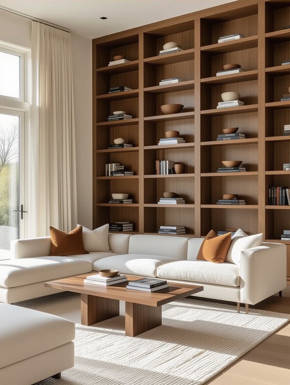 unique shelf finish ideas