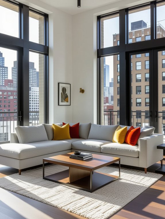 urban chic living room