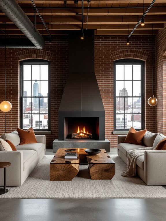 urban industrial coffee tables