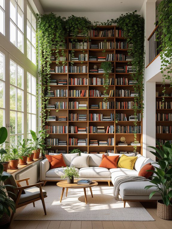 urban jungle shelf decor