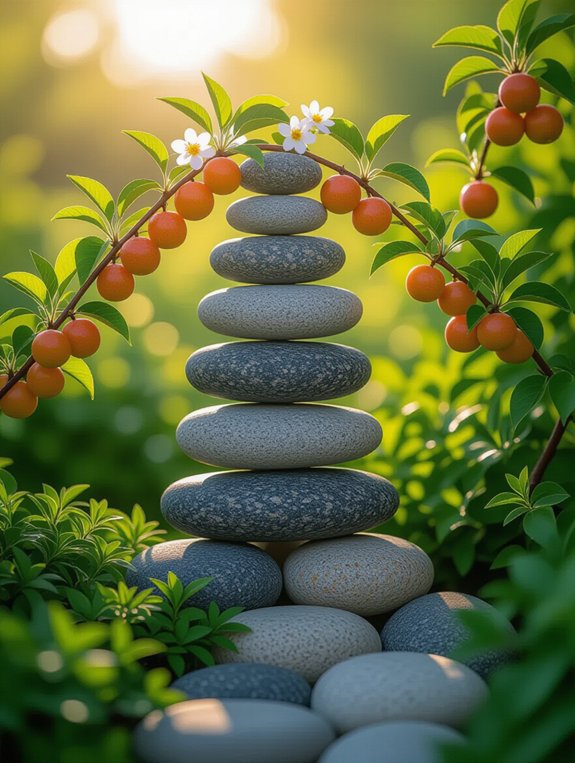 vertical fruit garden support