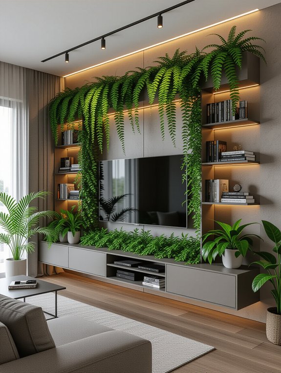 vertical garden entertainment enhancement