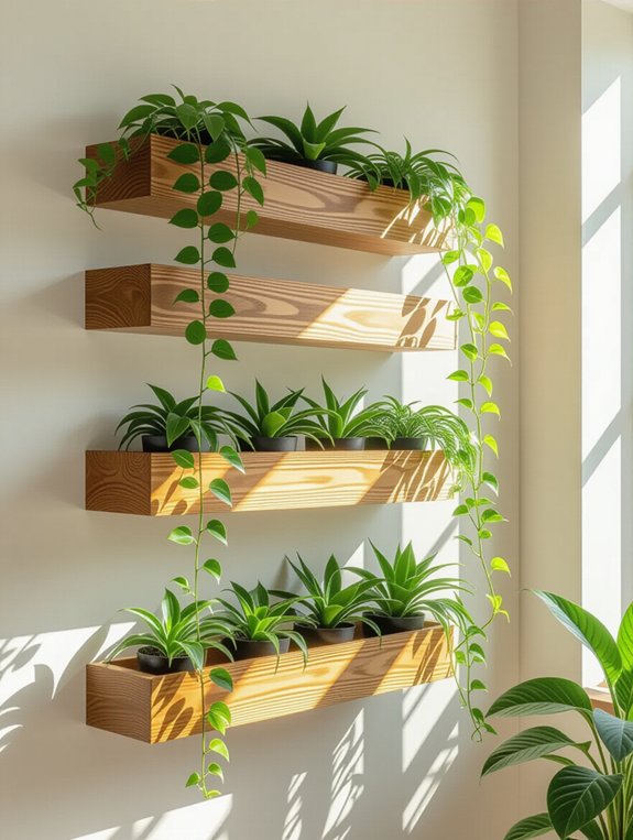 vertical plant display solution