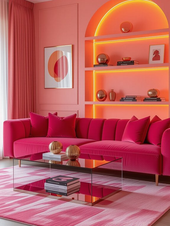 vibrant color fusion decor