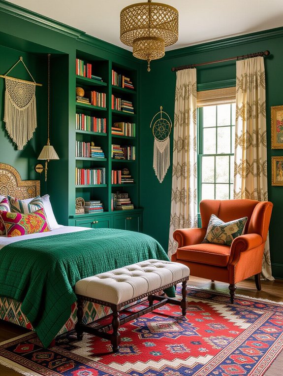 vibrant colors statement furniture