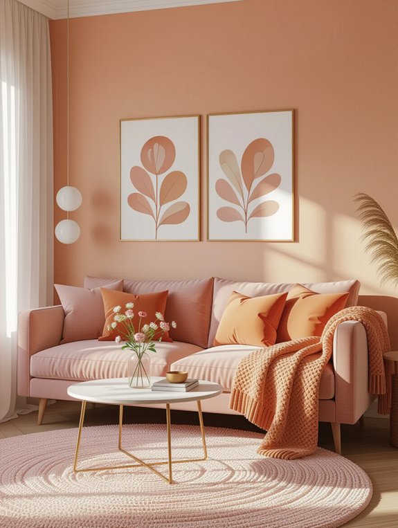 vibrant cozy living room