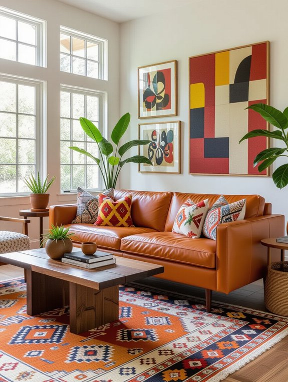 vibrant eclectic design fusion