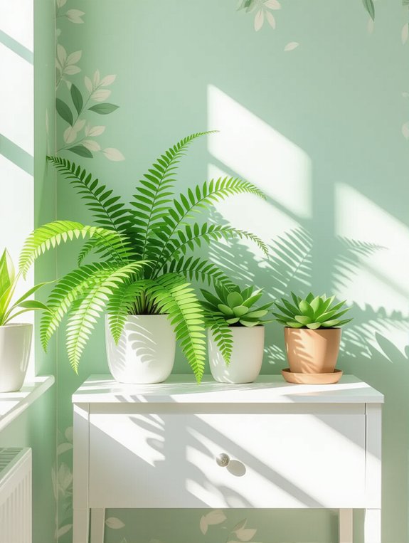 vibrant green oasis plants