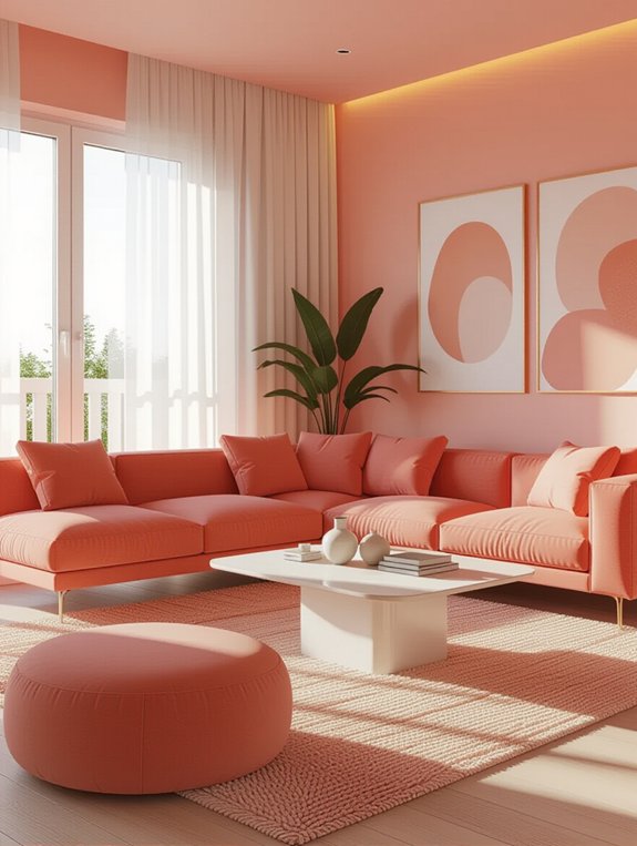 vibrant inviting living room