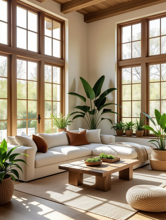 vibrant plant wall design