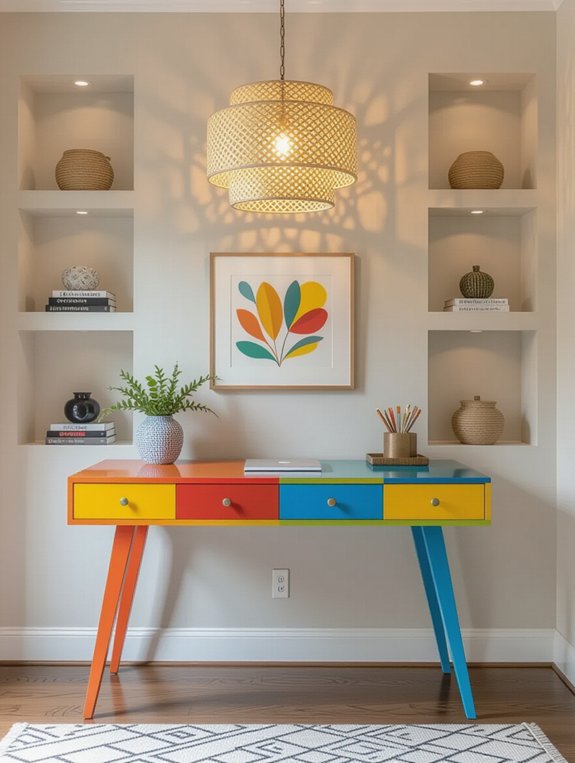 vibrant workspace design elements