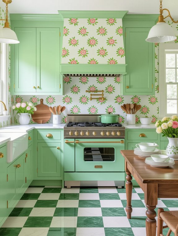 vintage charm playful flooring