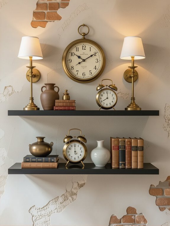 vintage elements enhance decor