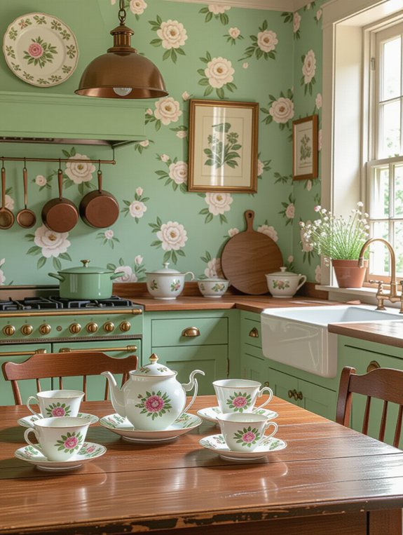 vintage floral wall decor