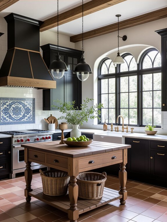 vintage modern kitchen design