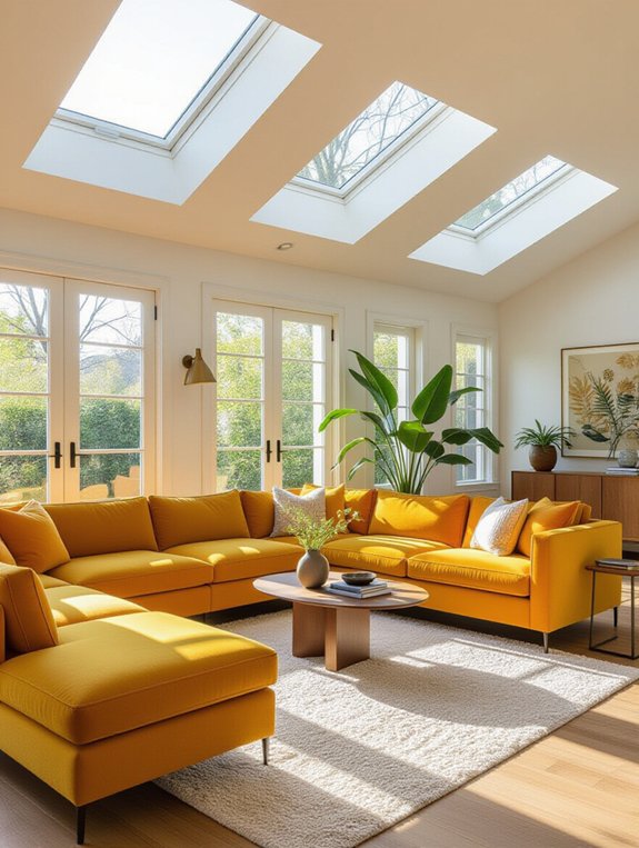 vintage modern living room