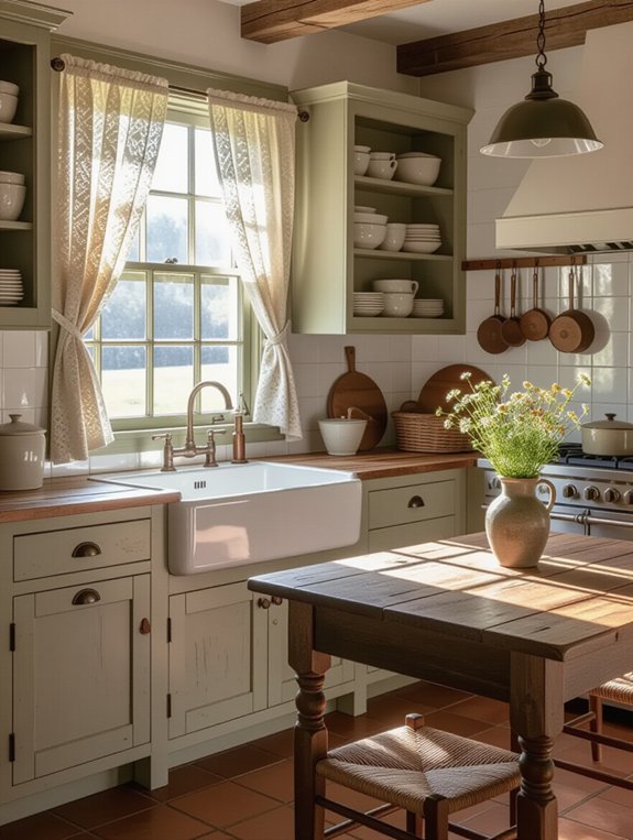 vintage rustic kitchen charm
