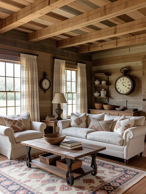vintage wooden farmhouse decor