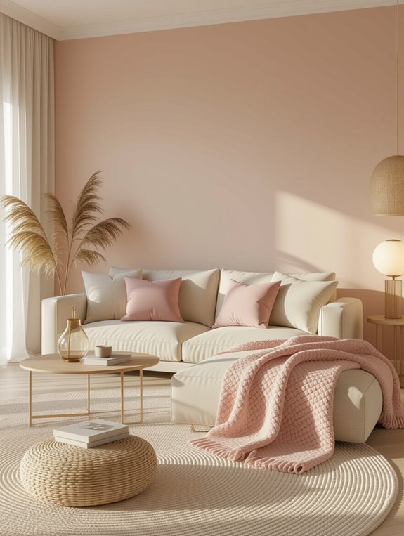 warm lighting enhances pink