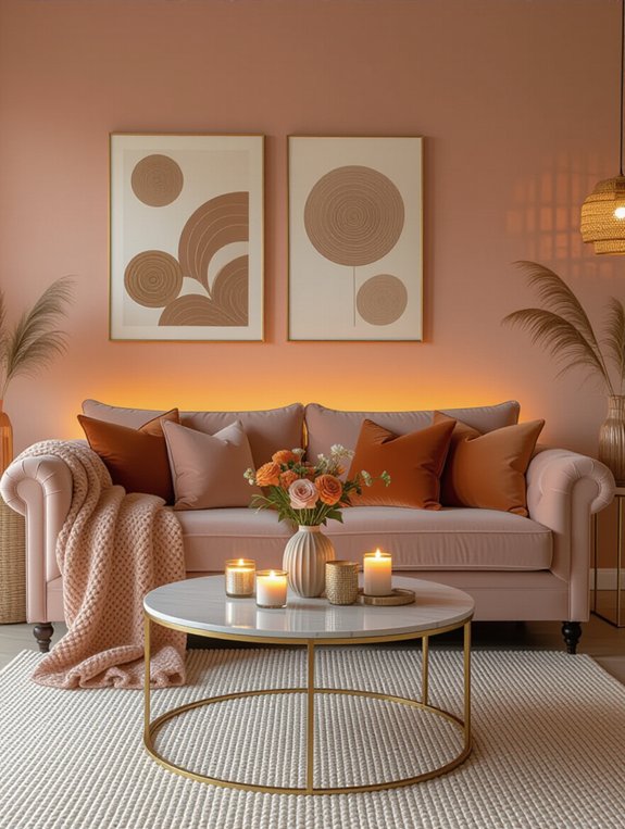warm tranquil sophisticated atmosphere