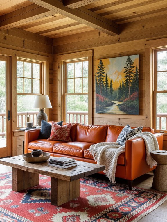 warmth and rustic charm