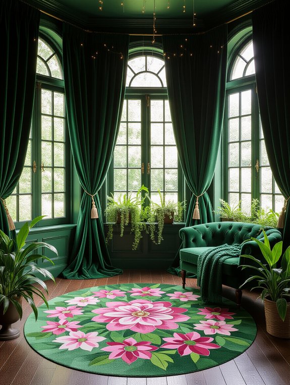 whimsical garden bedroom decor