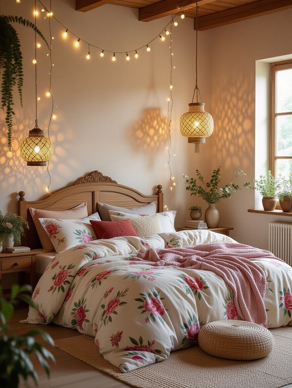whimsical lantern lit bedding