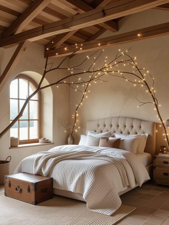 whimsical nature inspired bedroom decor