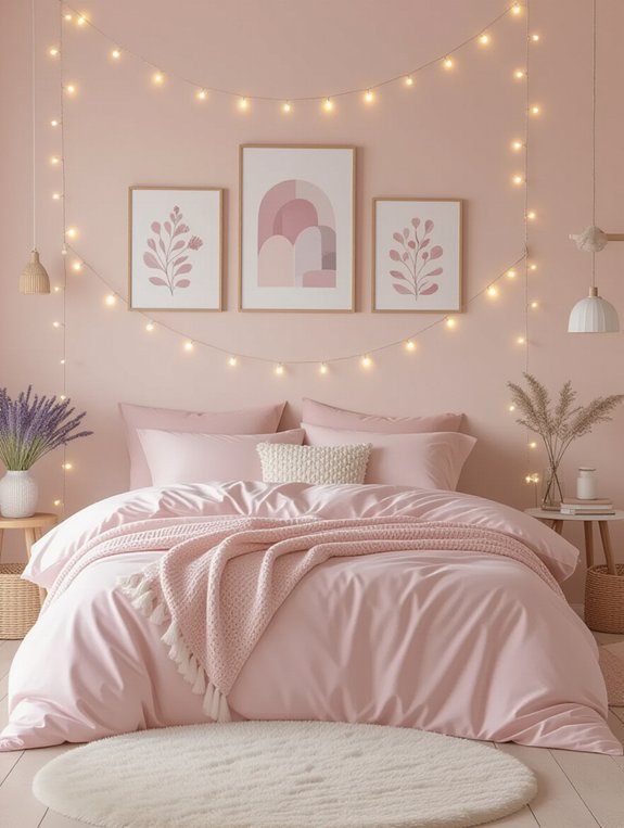 whimsical string light display