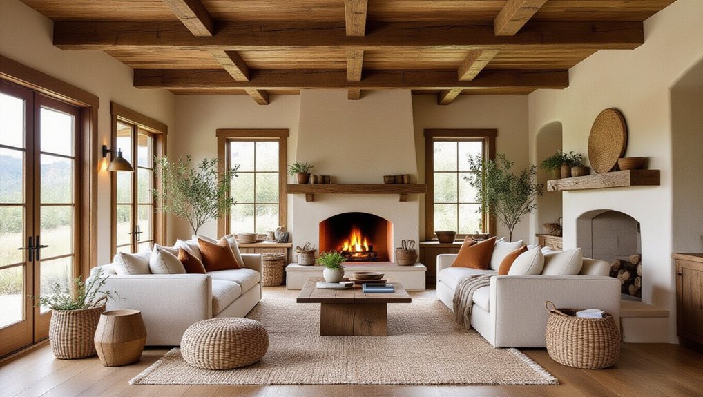 wooden ceiling rustic designs