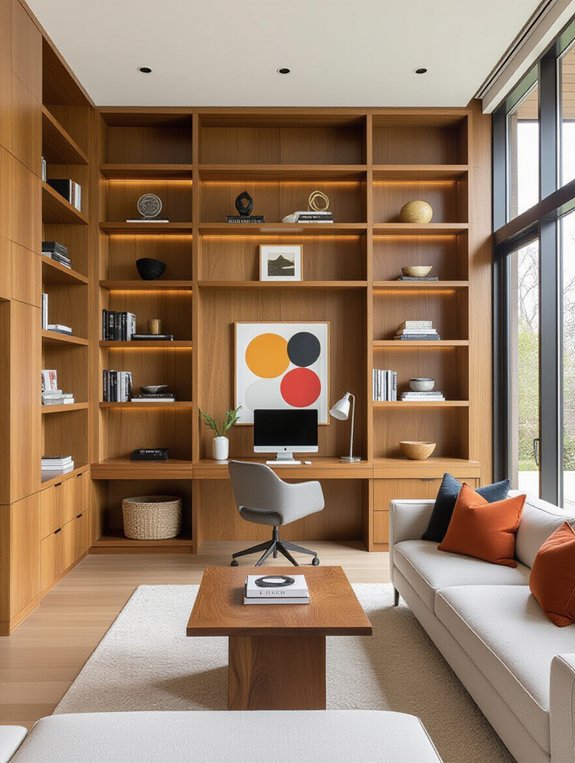 workstation in living space
