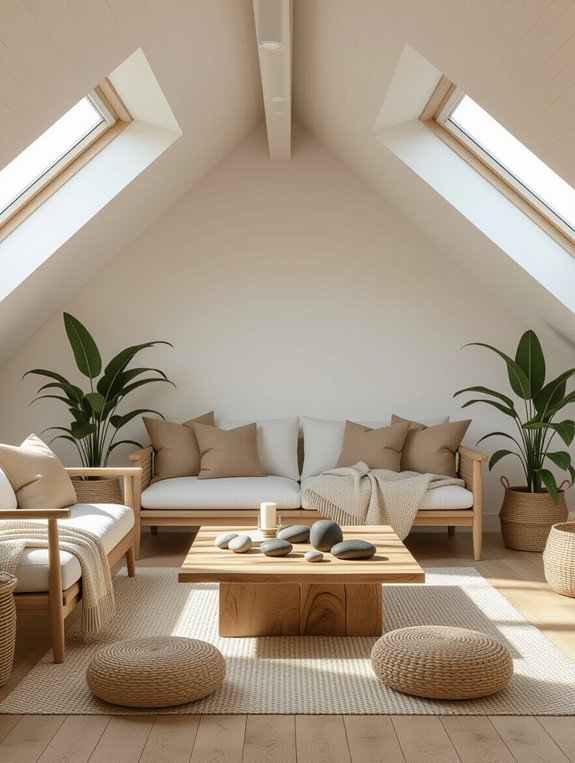 zen meditation attic retreat