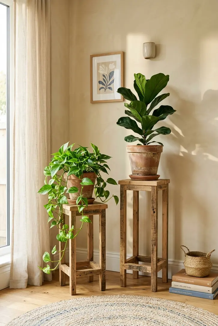 Upcycled Planter Stands
