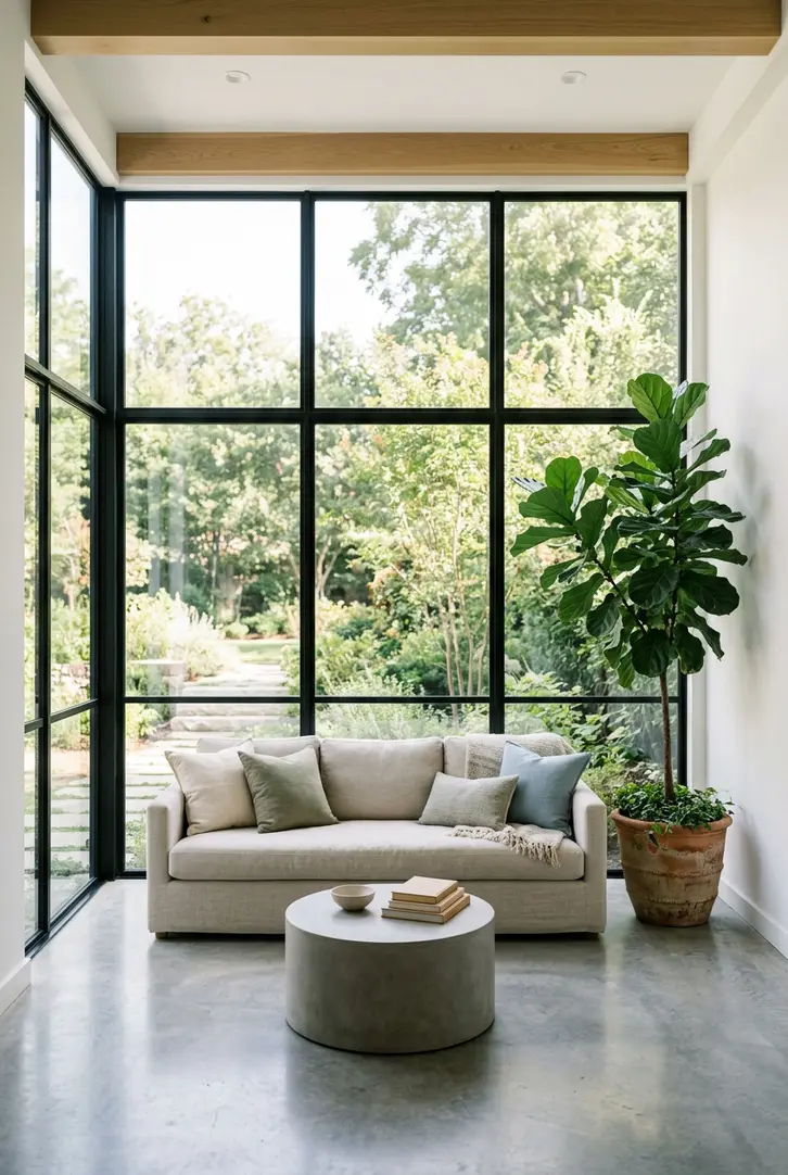 Modern Minimalist Sunroom