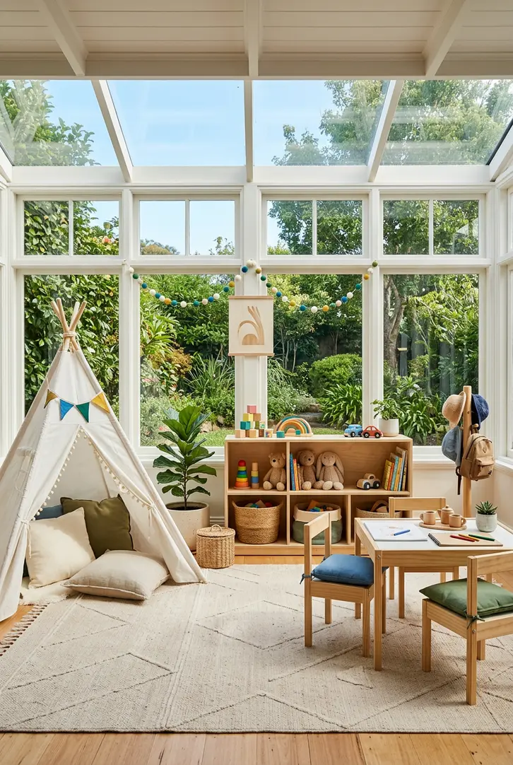 Kids Play Area Sunroom