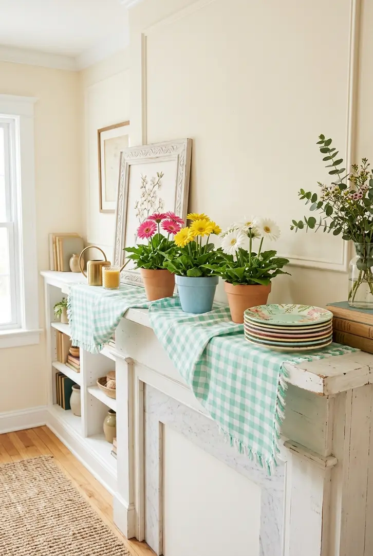 Playful Gingham and Floral Patterns