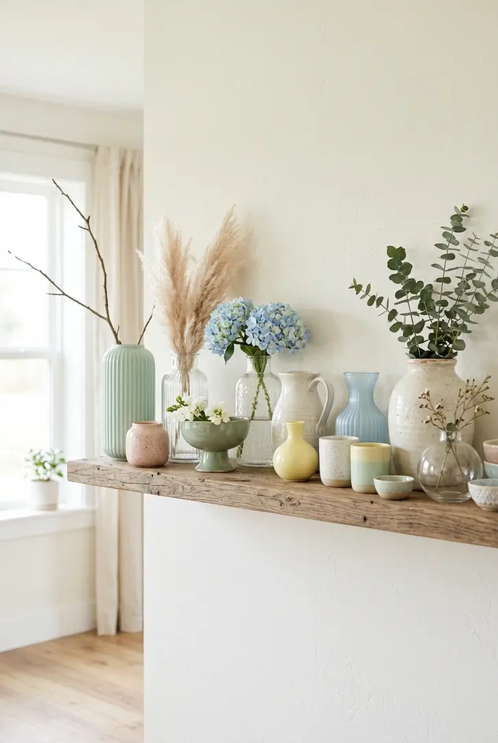 Add Decorative Vases and Bowls