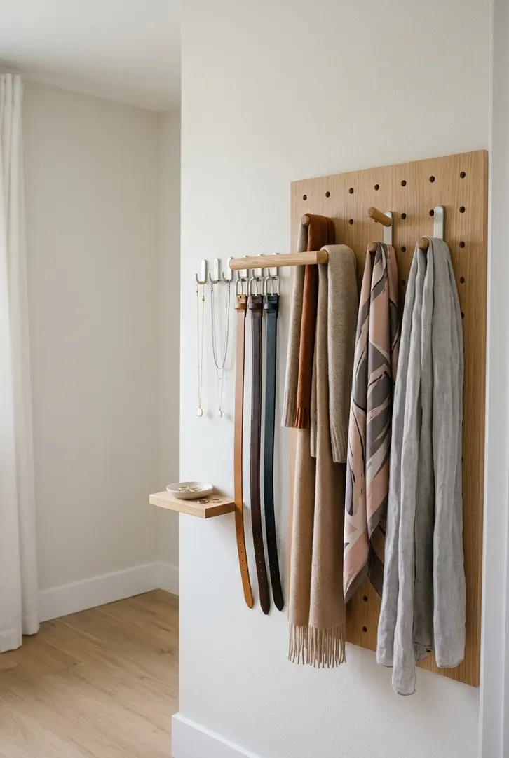 Utilize Hooks and Rods for Accessories