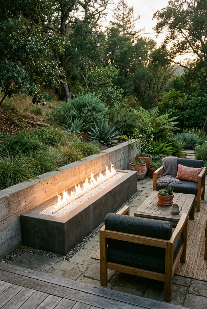 Rectangular Linear Flame