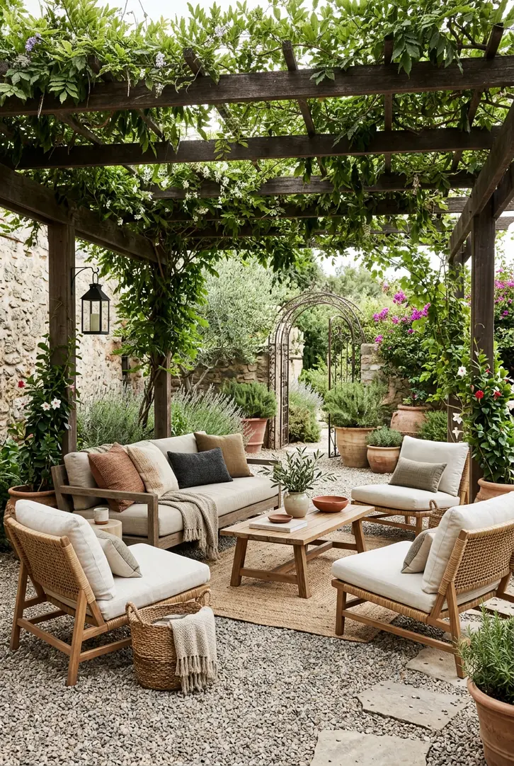 Shaded Pergola Retreat