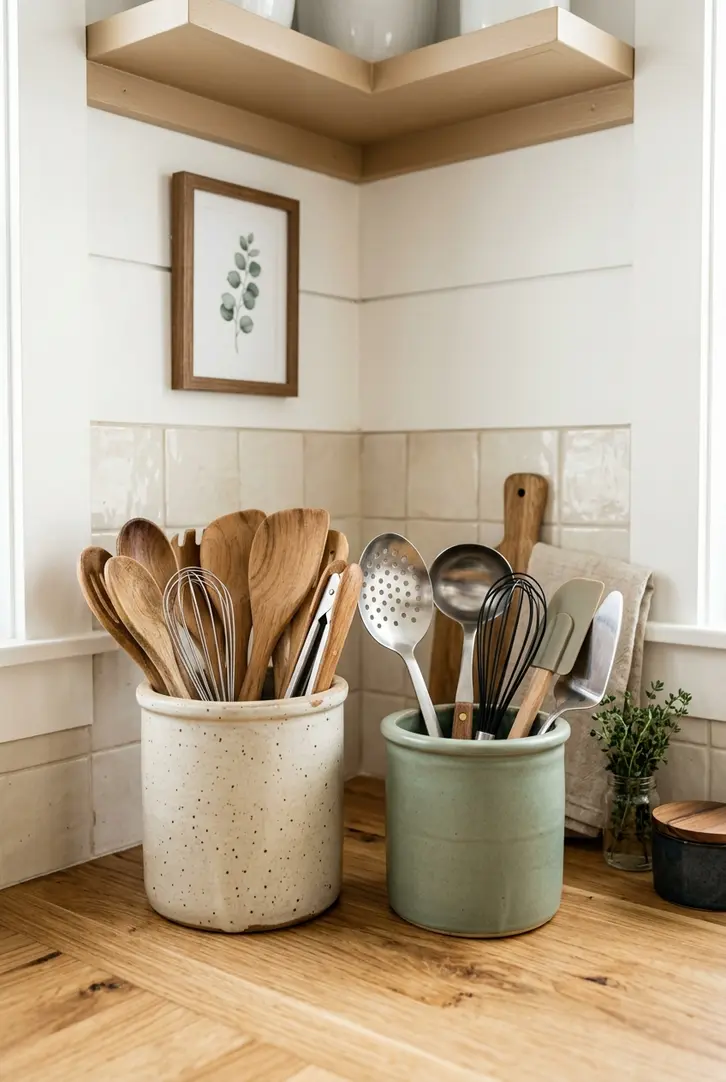 Curated Utensil Crocks