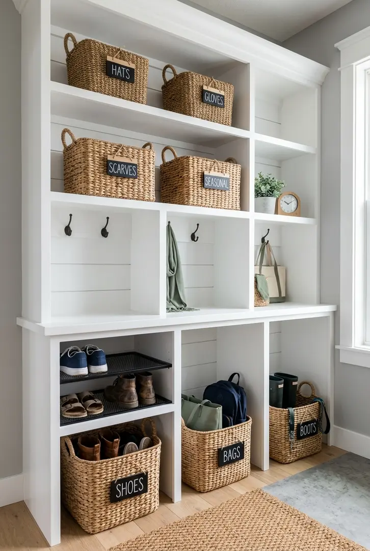 Utilize Smart Storage Baskets
