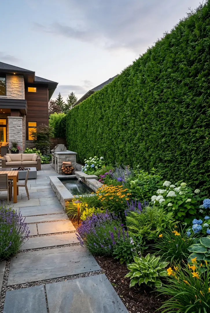 Utilize Privacy Screening with Hedges