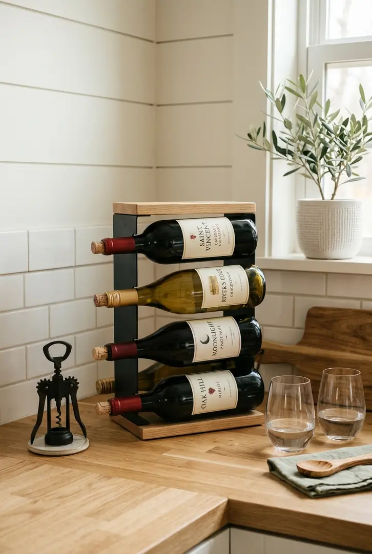 Mini Wine Rack Display