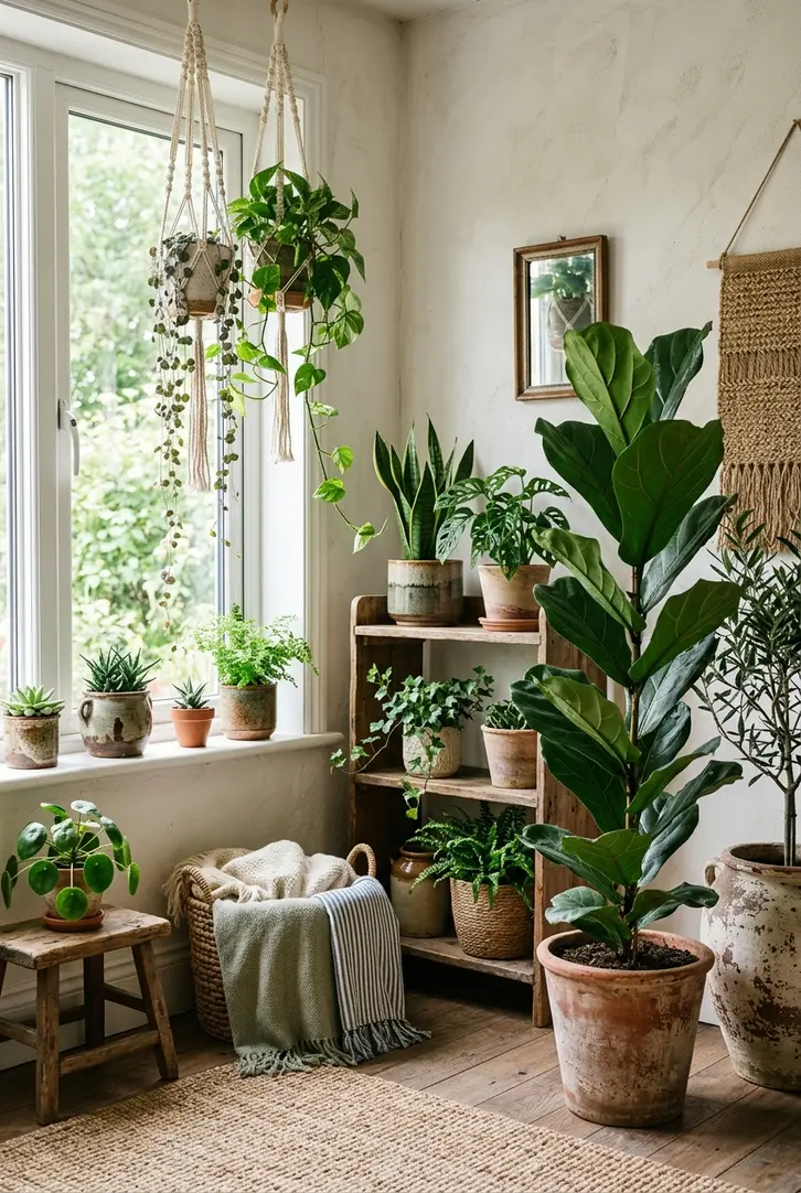 Introduce Indoor Plants and Greenery